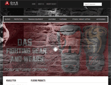 Tablet Screenshot of dasfightgear.com